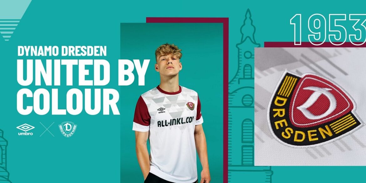 Terceira camisa do Dynamo Dresden 2021-2022 Umbro (1) Terceira camisa do Dynamo Dresden 2021-2022 Umbro