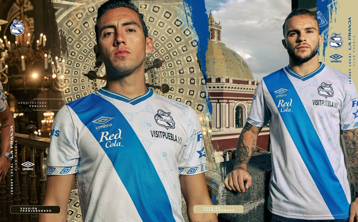 Camisas do Club Puebla 2021-2022 Umbro a
