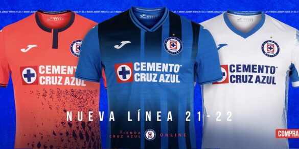 Camisas do Cruz Azul 2021-2022 JOMA