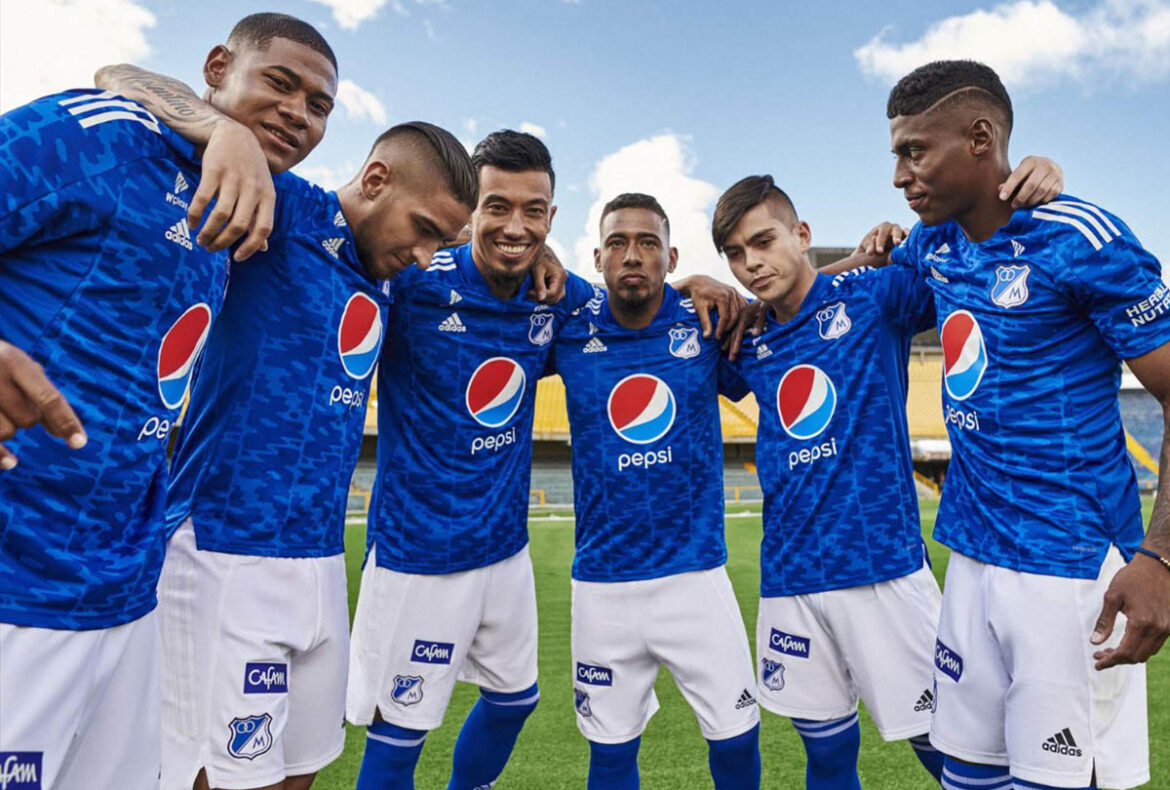 Camisas do Millonarios 2021-2022 Adidas kit a