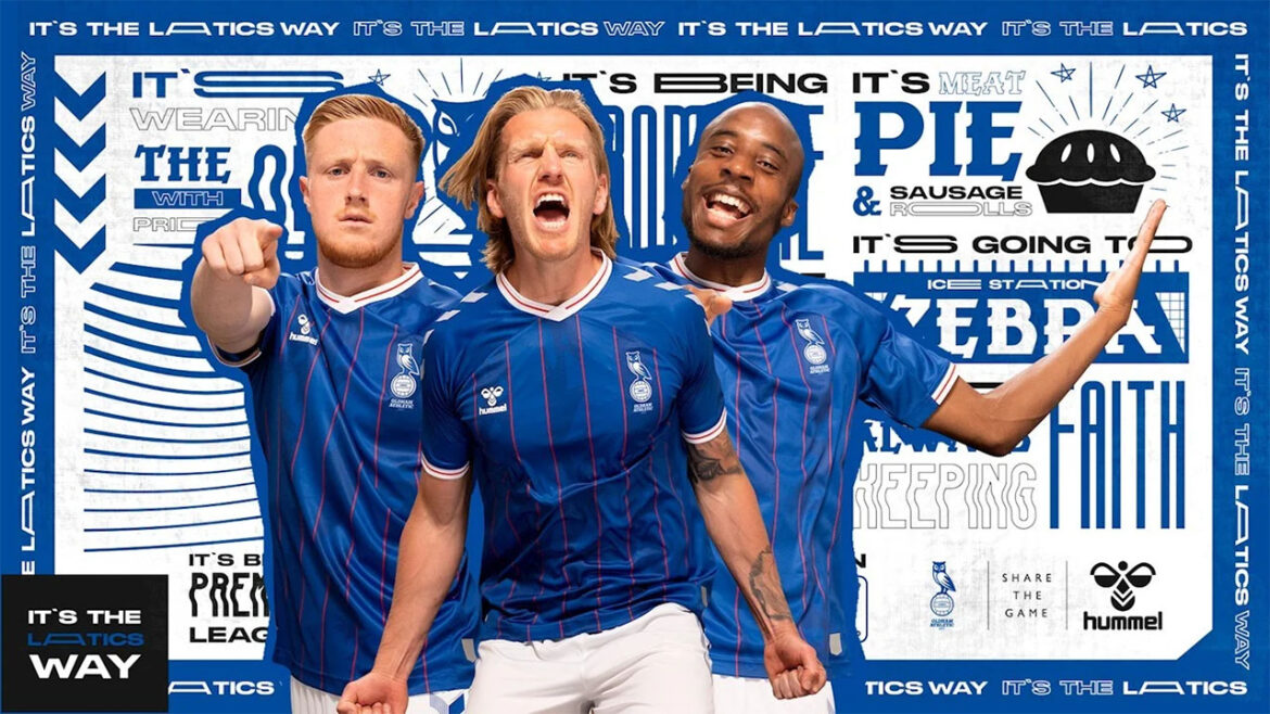 Camisas do Oldham Athletic 2021-2022 Hummel a