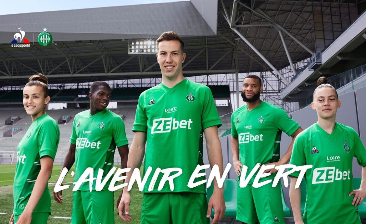 Camisas do Saint-Étienne 2021-2022 Le Coq Sportif