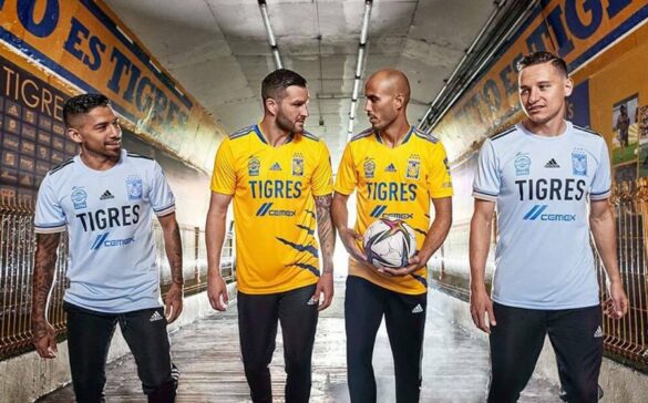Camisas do Tigres UANL 2021-2022 Adidas a