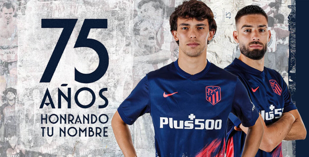 Camisa reserva do Atlético de Madrid 2021-2022 Nike a