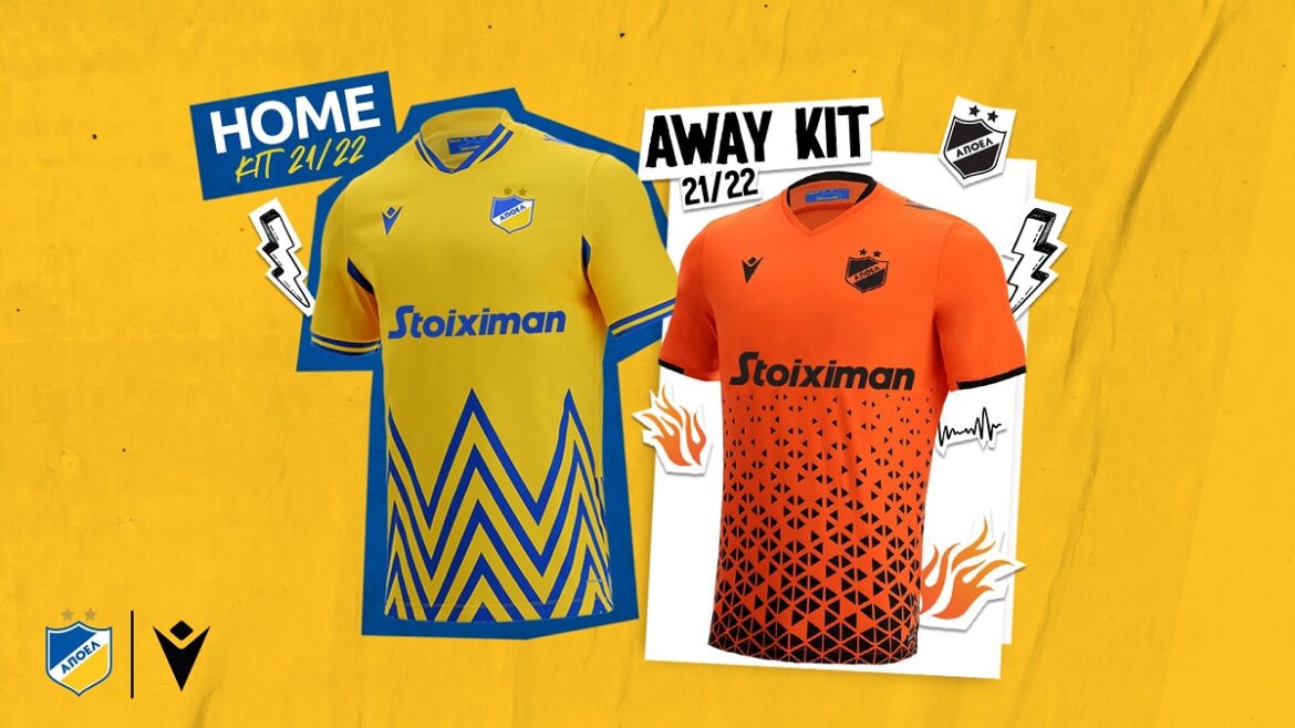 Camisas do APOEL FC 2021-2022 Macron