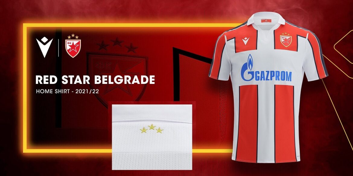 Camisas do Estrela Vermelha 2021-2022 Macron