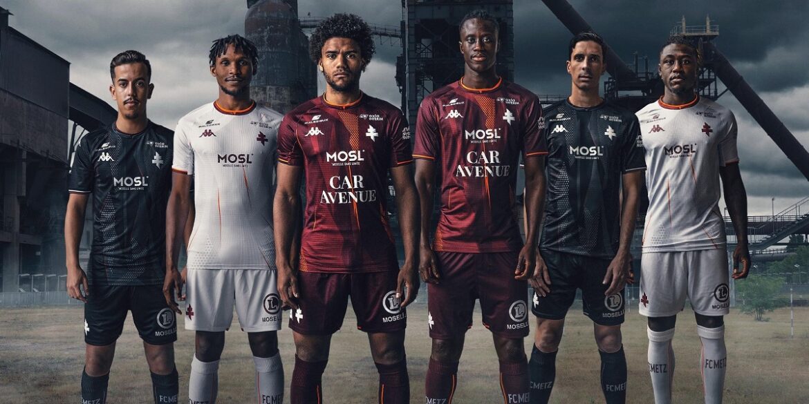 Camisas do FC Metz 2021-2022 Kappa