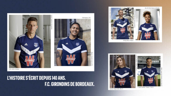 Camisas do Girondins de Bordeaux 2021-2022 Adidas a