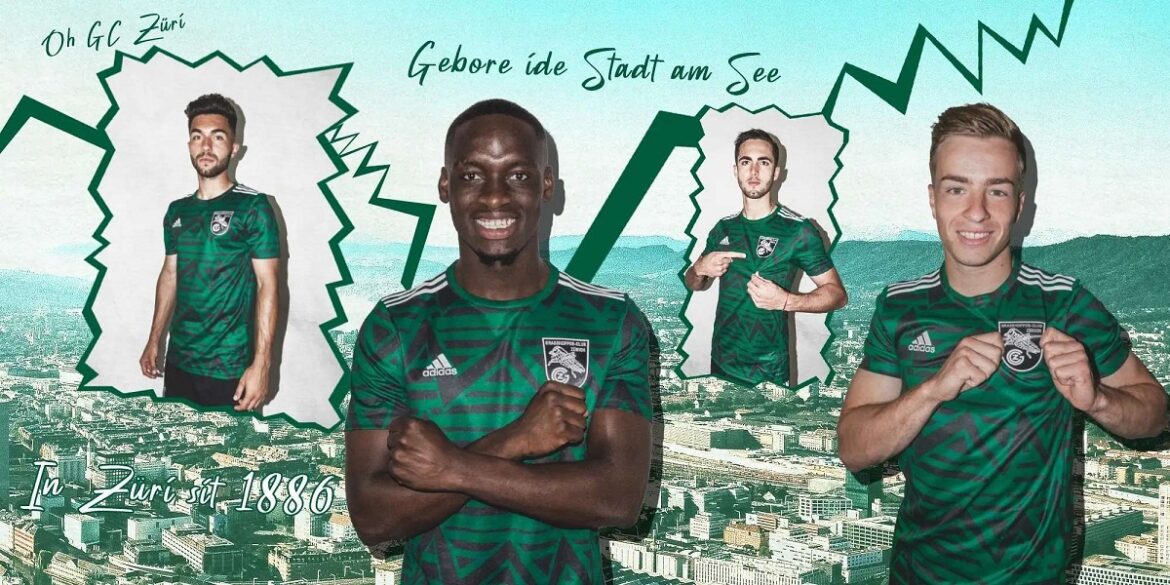 Camisas do Grasshopper Club 2021-2022 Adidas