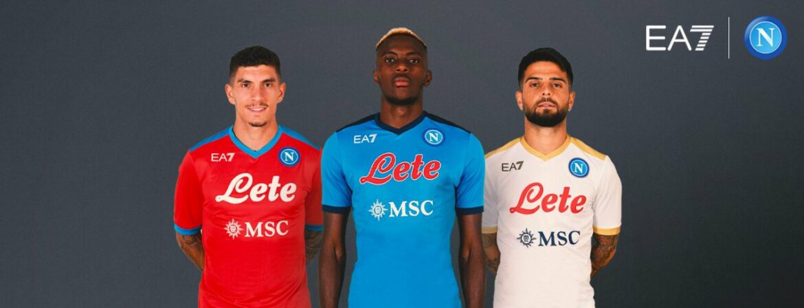 Camisas do Napoli 2021-2022 EA7