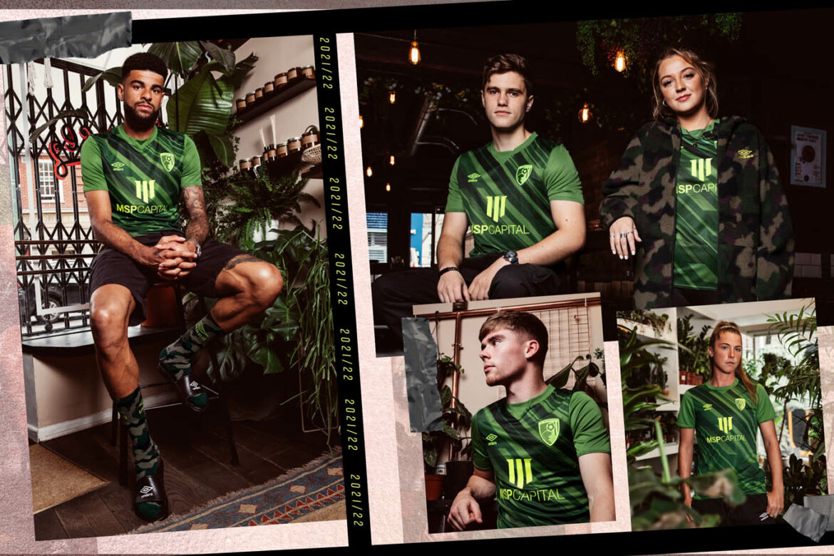 Terceira camisa do AFC Bournemouth 2021-2022 Umbro a