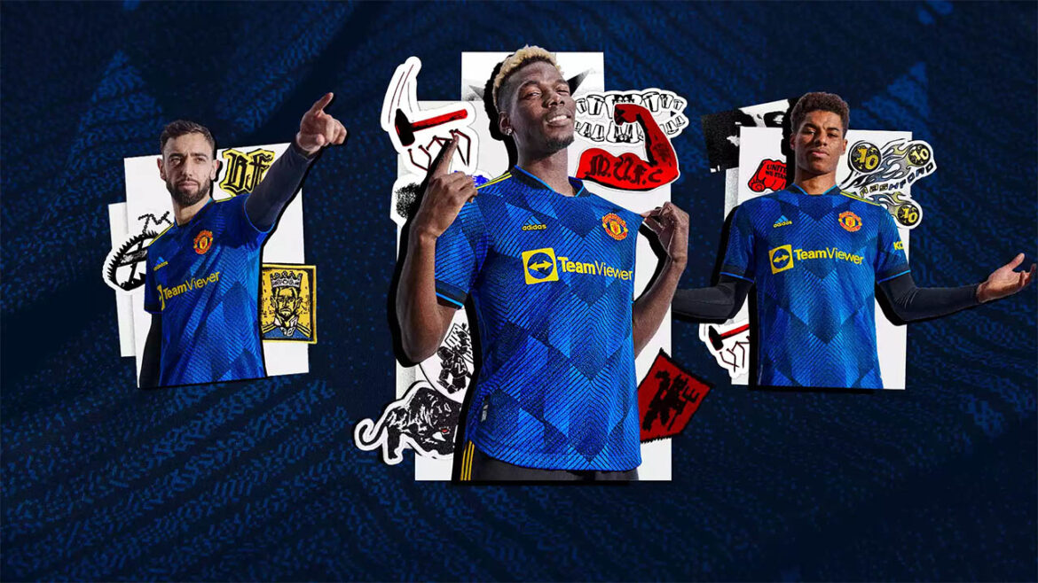 Terceira camisa do Manchester United 2021-2022 Adidas a