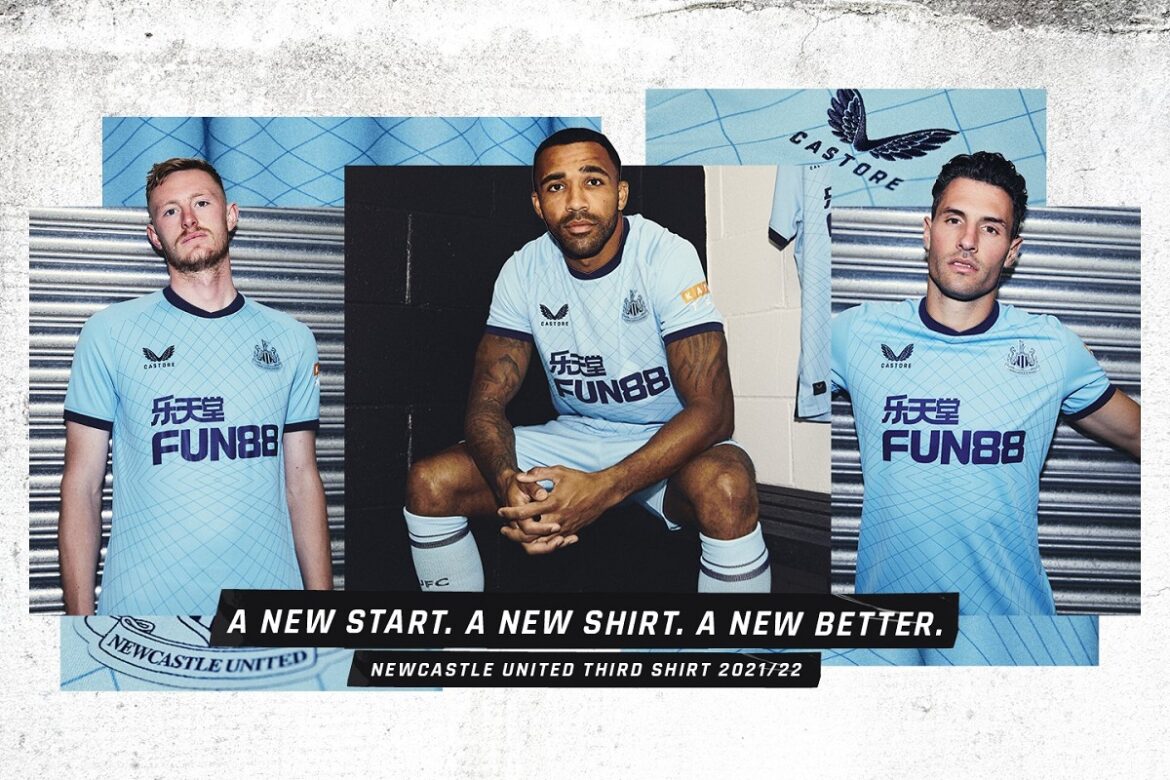 Terceira camisa do Newcastle United 2021-2022 Castore