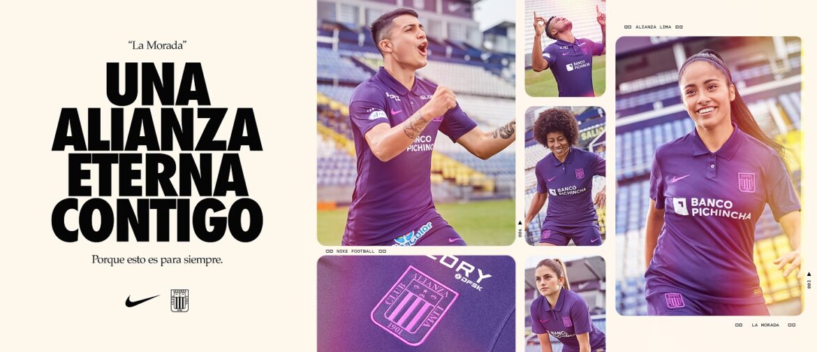 Camisa roxa do Alianza Lima 2021 Nike a