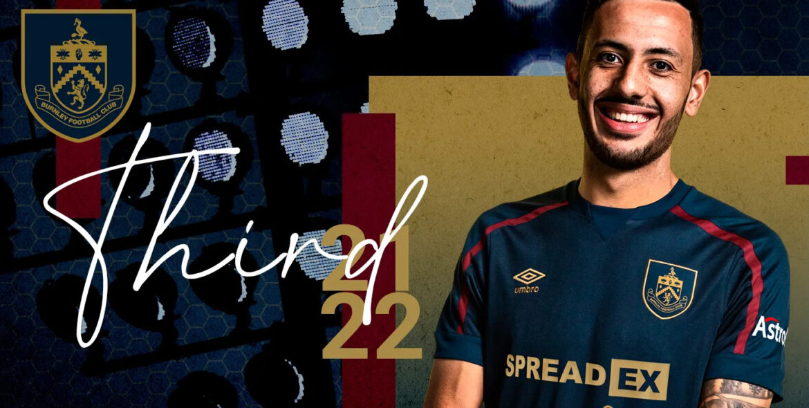 Camisas do Burnley FC 2021-2022 Umbro a