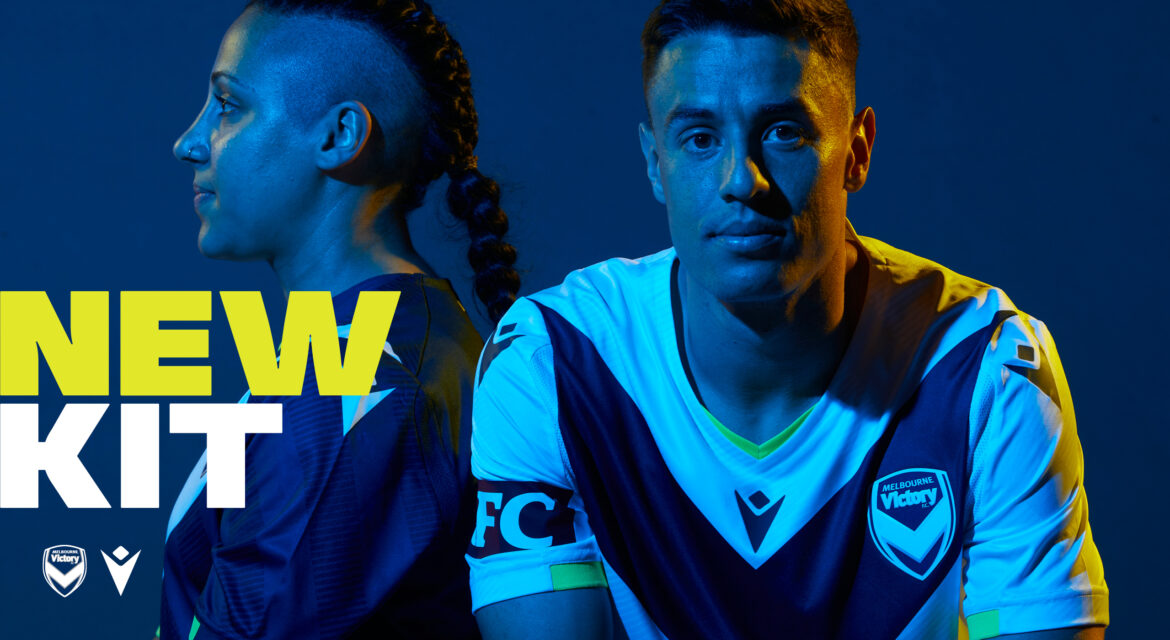 Uniformes do Melbourne Victory 2021-2022 Macron