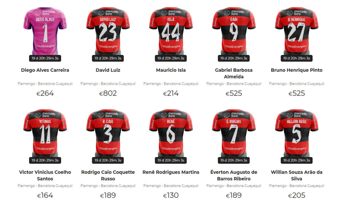 Flamengo Match Worn Shirts