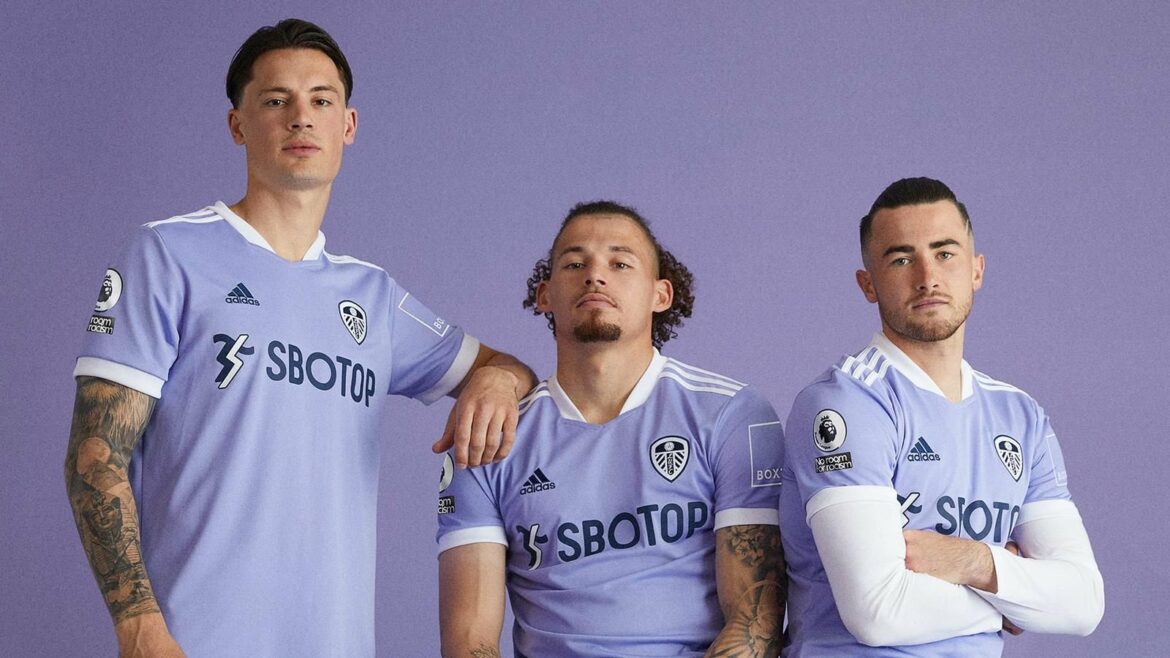 Terceira camisa do Leeds United 2021-2022 Adidas a
