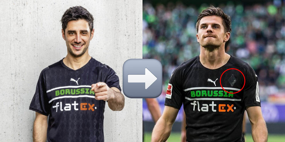Borussia Mönchengladbach também adiciona escudo em camisa 3 a