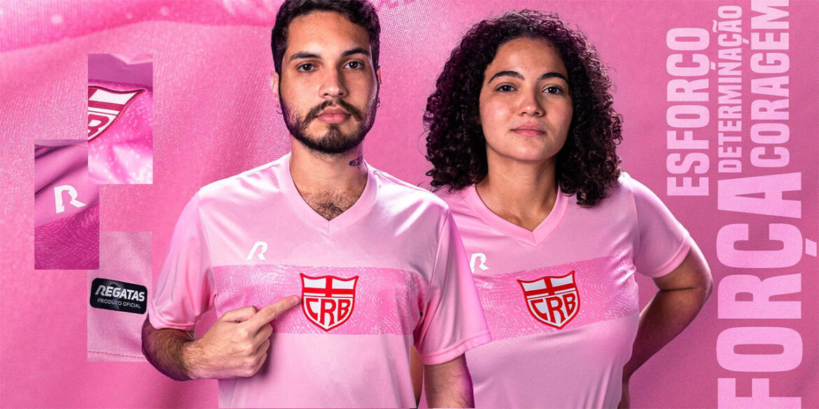 Camisa Outubro Rosa do CRB 2021 Regatas a