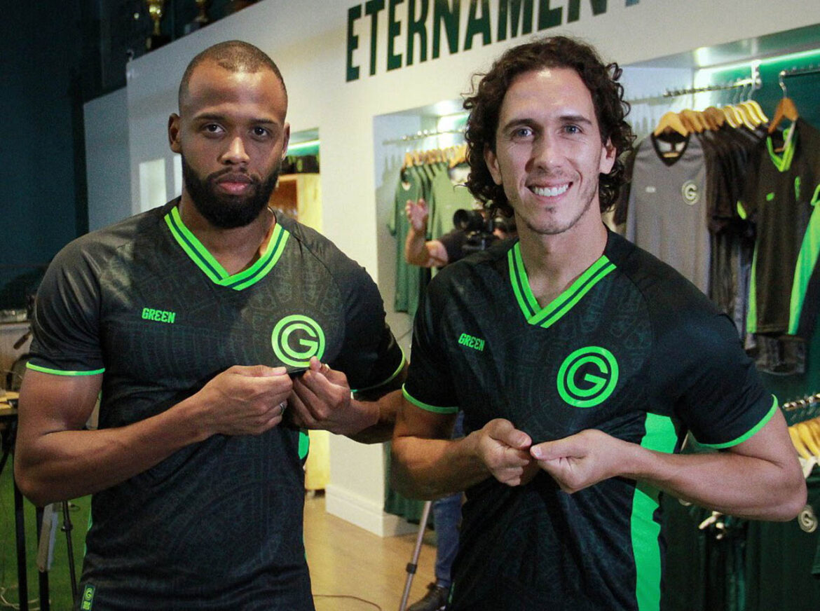 Terceira camisa do Goias EC 2021-2022 Green a