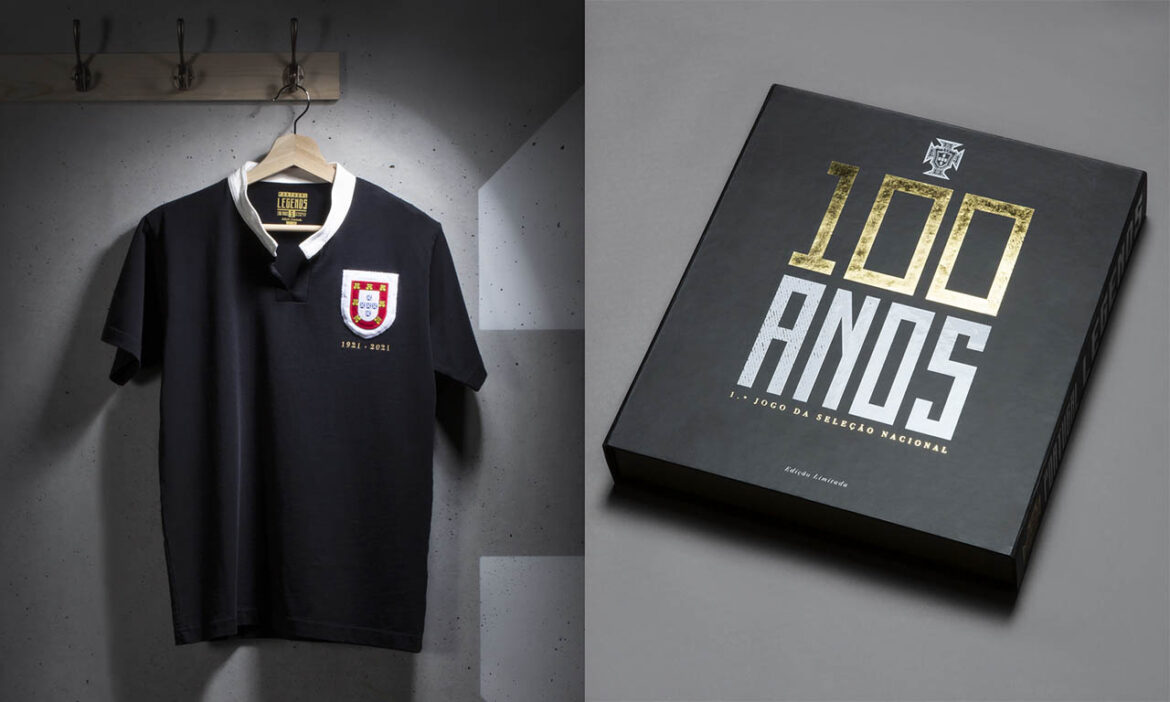 Camisa retrô centenário de Portugal 2021