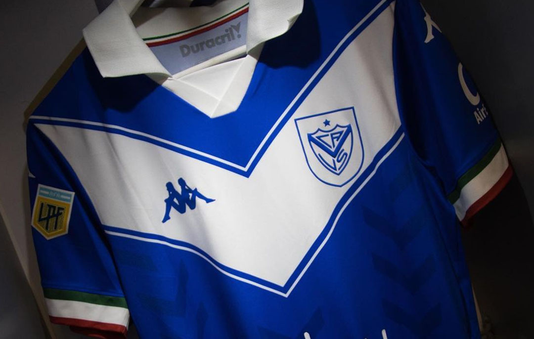Camisa retrô do Velez Sarsfield bicampeonato 1995-1996 Kappa a