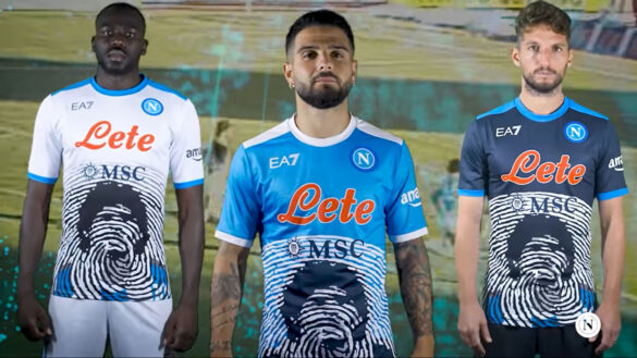 Camisas Napoli Maradona Game 2021-2022 EA7