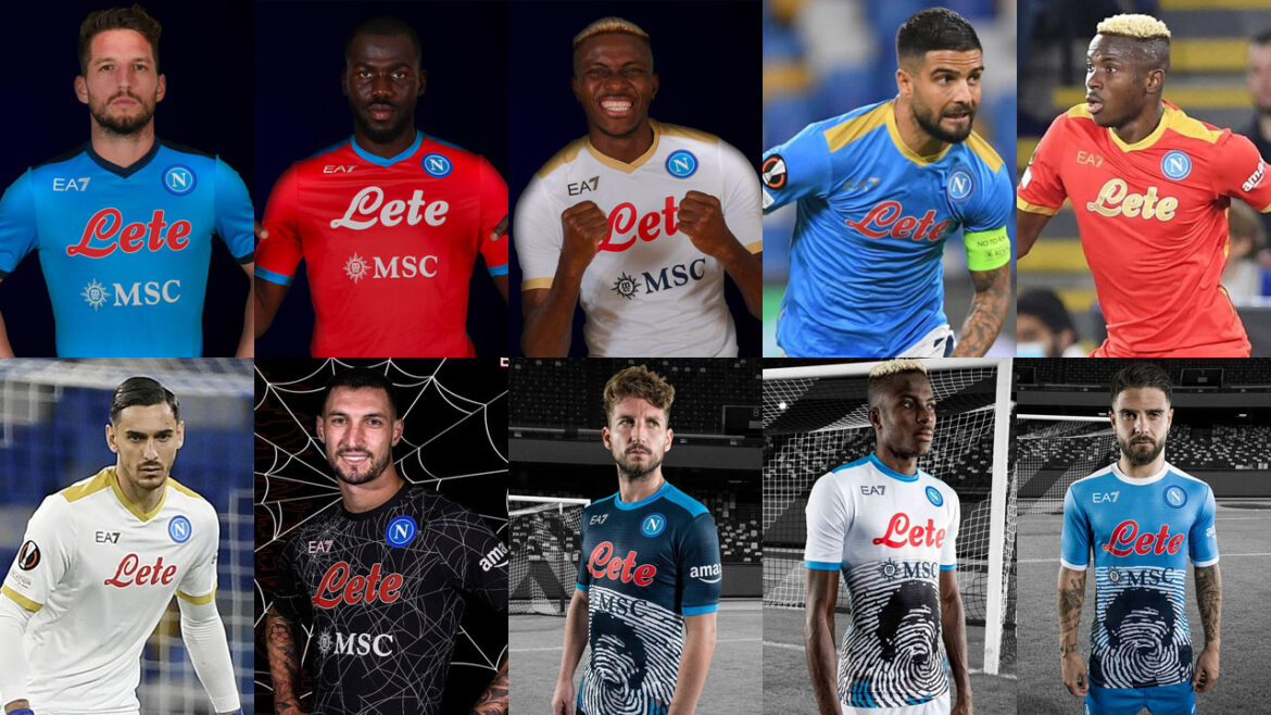 Napoli EA7 10 camisas 6 meses