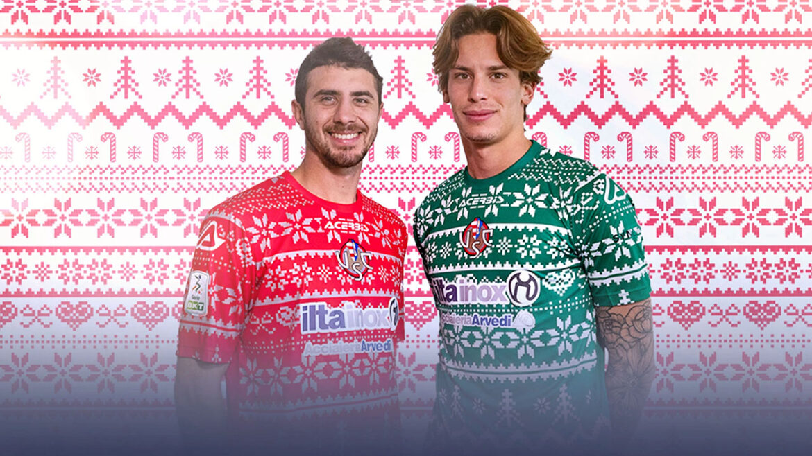 Camisa de Natal do Cremonese 2021 Acerbis a