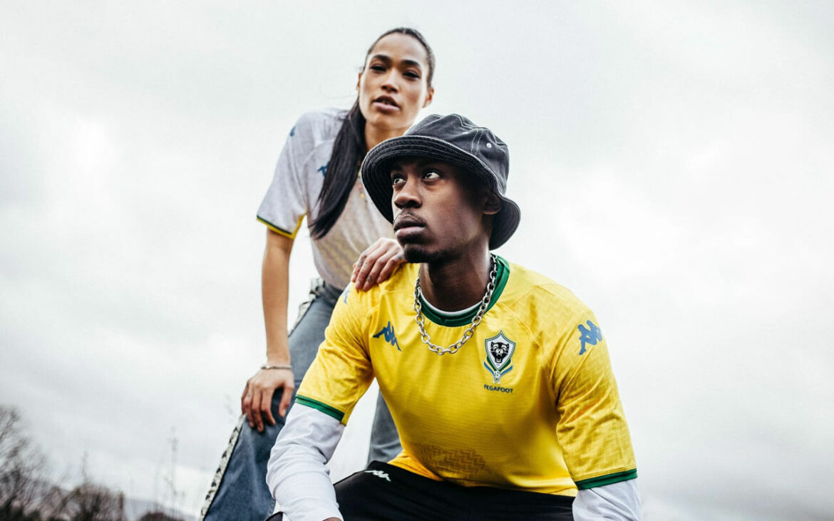Camisa titular do Gabão 2022 Kappa a Camisa titular do Gabão 2022 Kappa a
