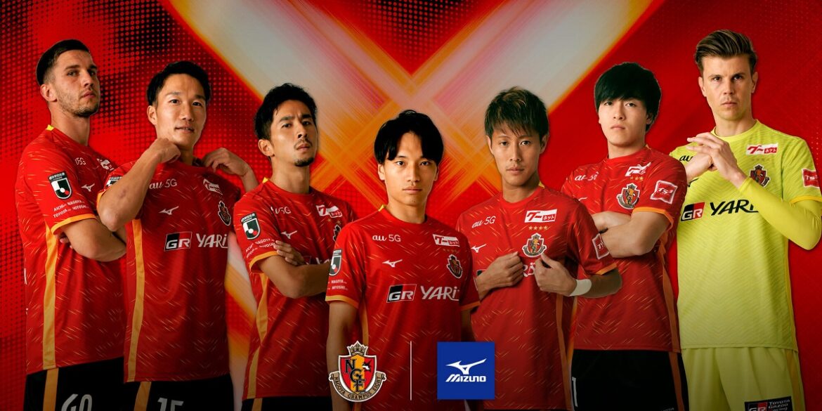 Camisa titular do Nagoya Grampus 2021 é revelada pela Mizuno