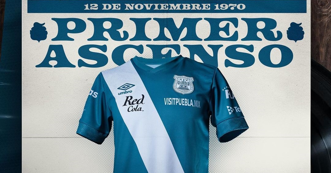 Terceira camisa do Club Puebla 2021-2022 é revelada pela Umbro