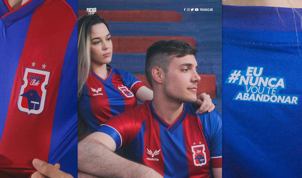 Terceira camisa do Paraná Clube 2022 Valente a