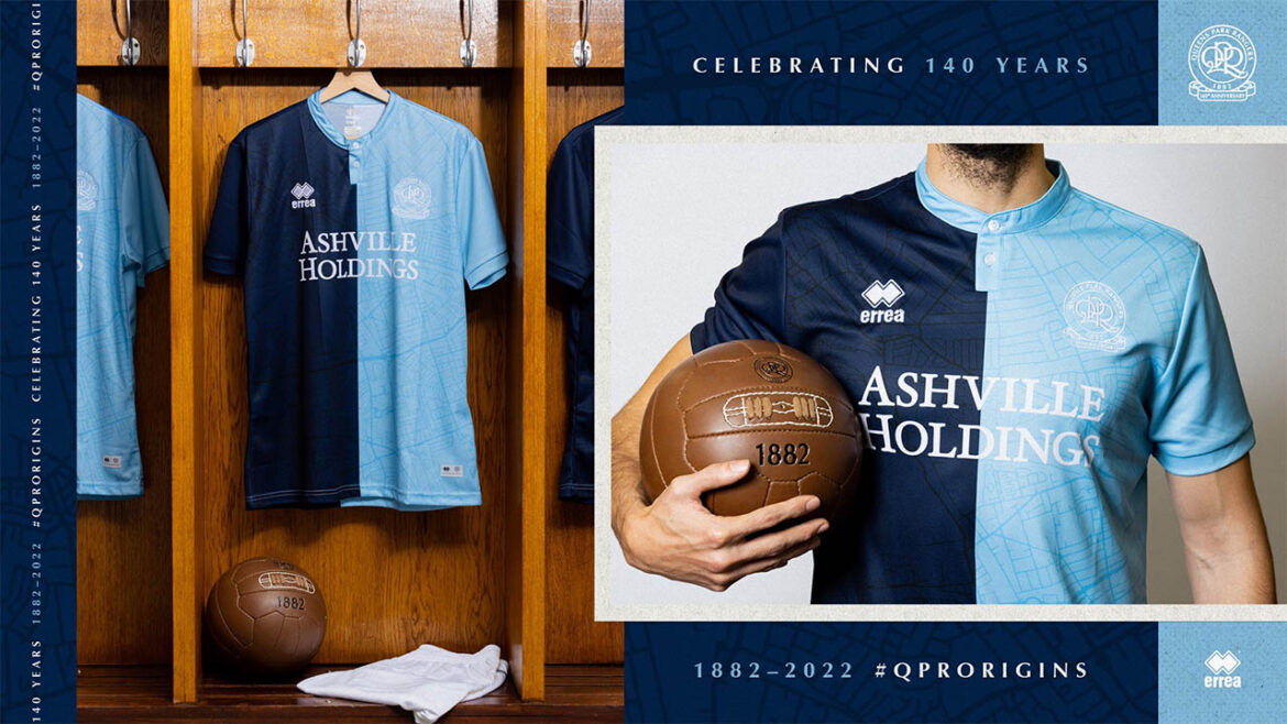 Camisa de 140 anos do QPR 2022 Erreà a