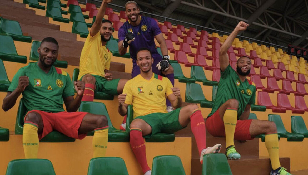 Camisas de Camarões 2022 Le Coq Sportif a Camisas de Camarões 2022 Le Coq Sportif a