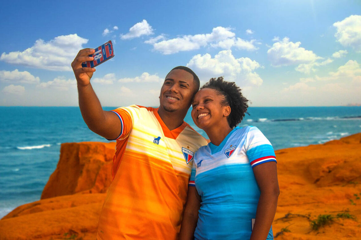 Duna e Falésia Camisas do Fortaleza Copa do Nordeste 2022 a