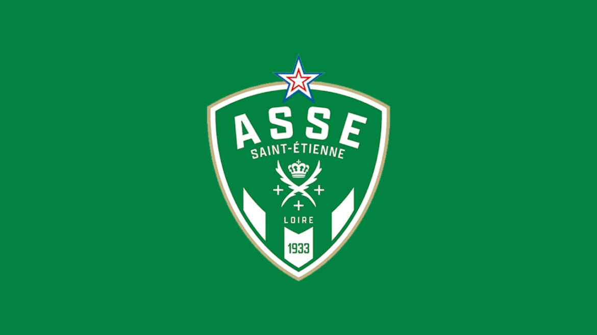 Novo escudo do Saint-Étienne 2022 a