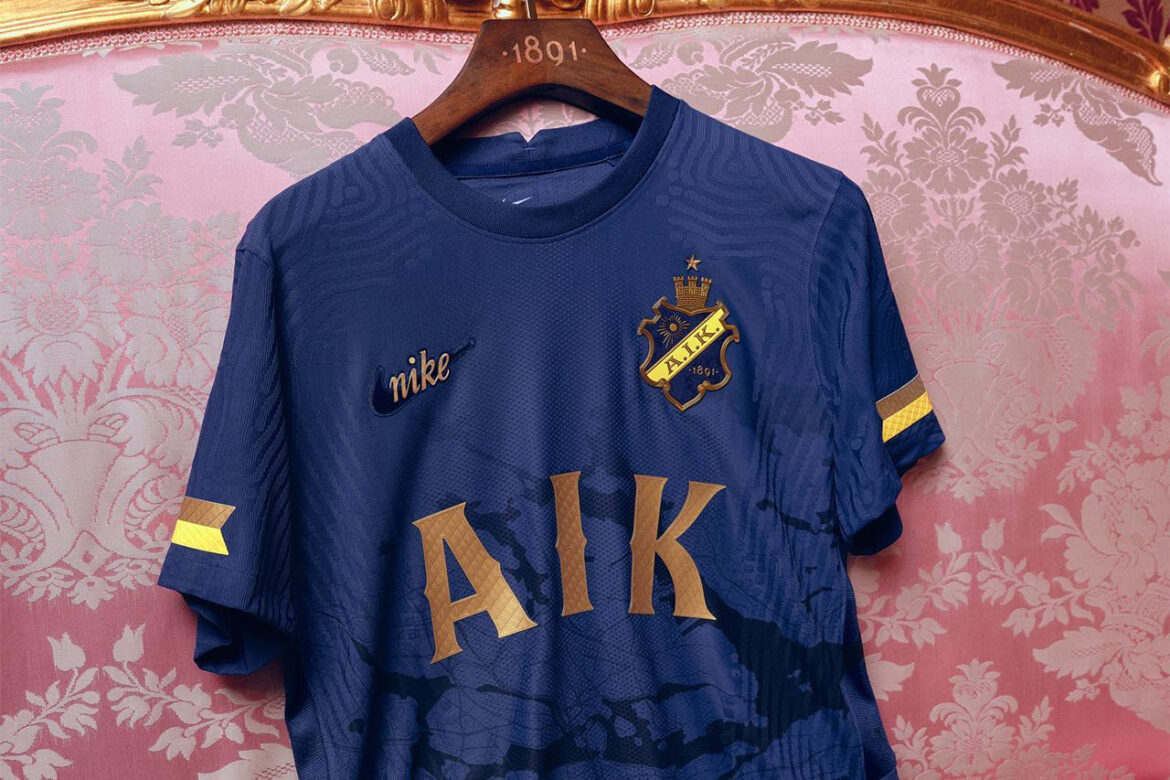 Camisa Royal Edition do AIK 2022 Nike a