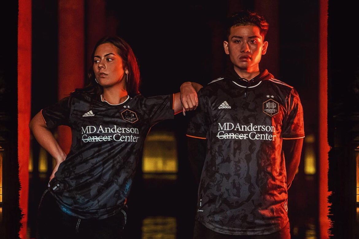 Camisa reserva do Houston Dynamo 2022 Adidas MLS a