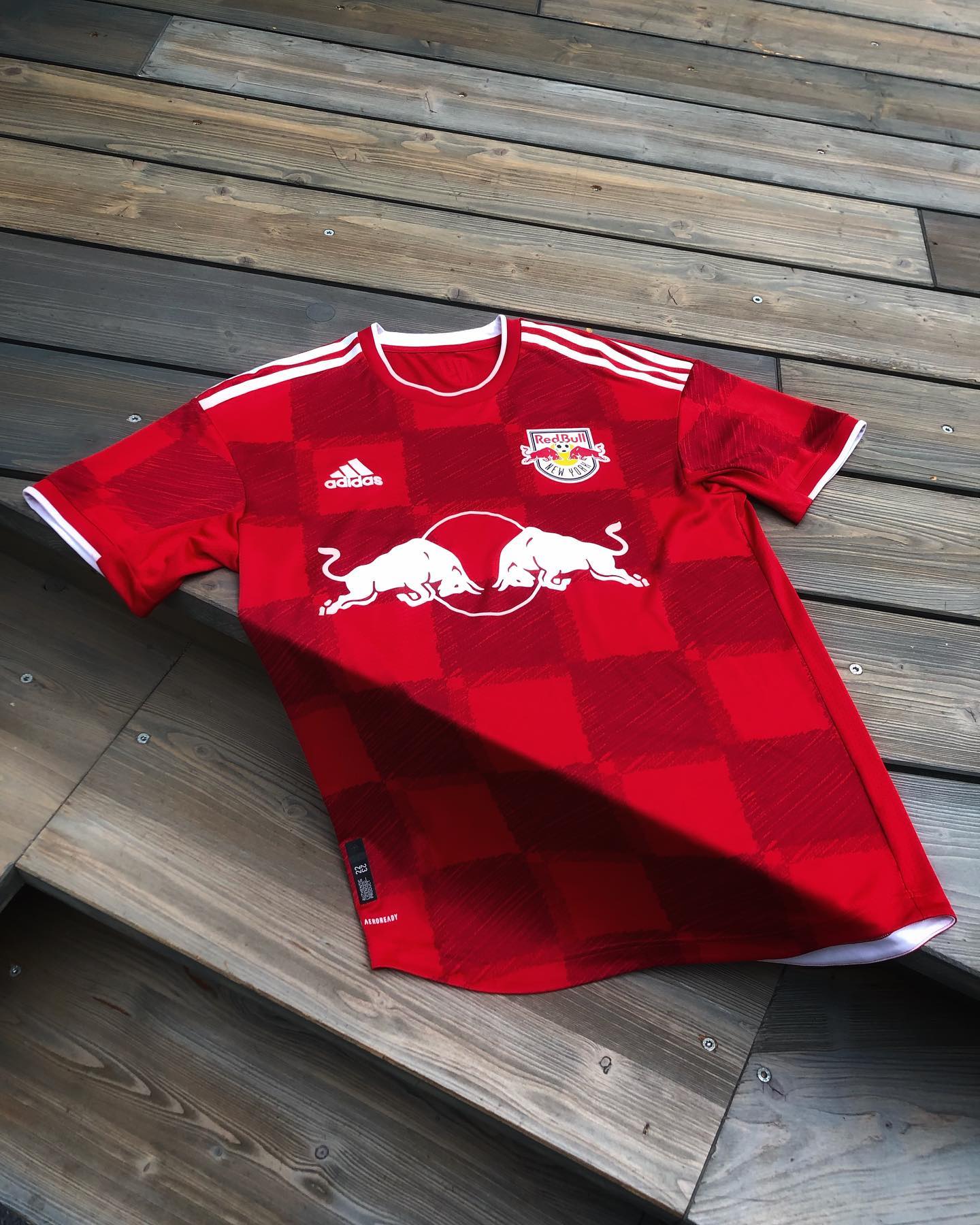 Nova Camisa Reserva Do New York Red Bulls 2022 Adidas MLS MDF
