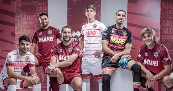 Camisas do CA Lanús 2022 Erreà a