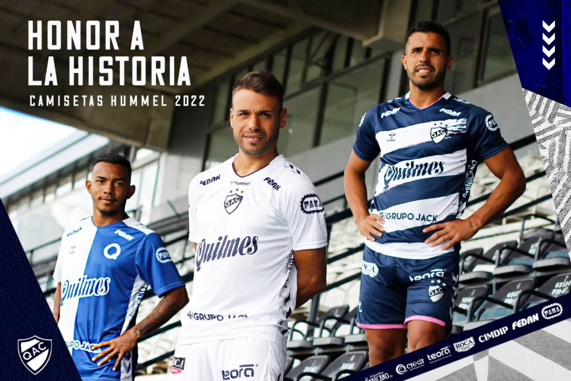Camisas do Quilmes AC 2022 Hummel a Camisas do Quilmes AC 2022 Hummel a