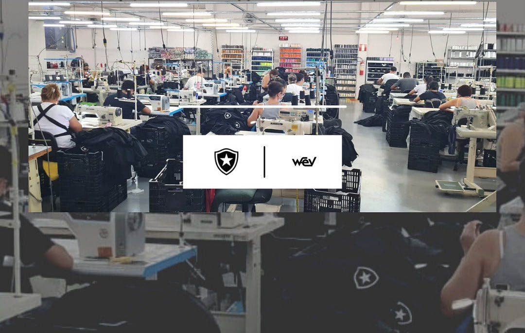 Botafogo uniformes provisóriso Wev