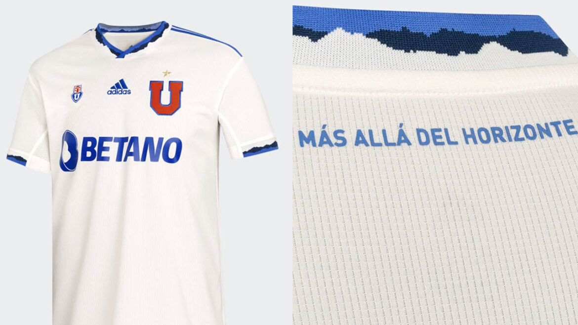 Camisa reserva da Universidad de Chile 2022 Adidas a