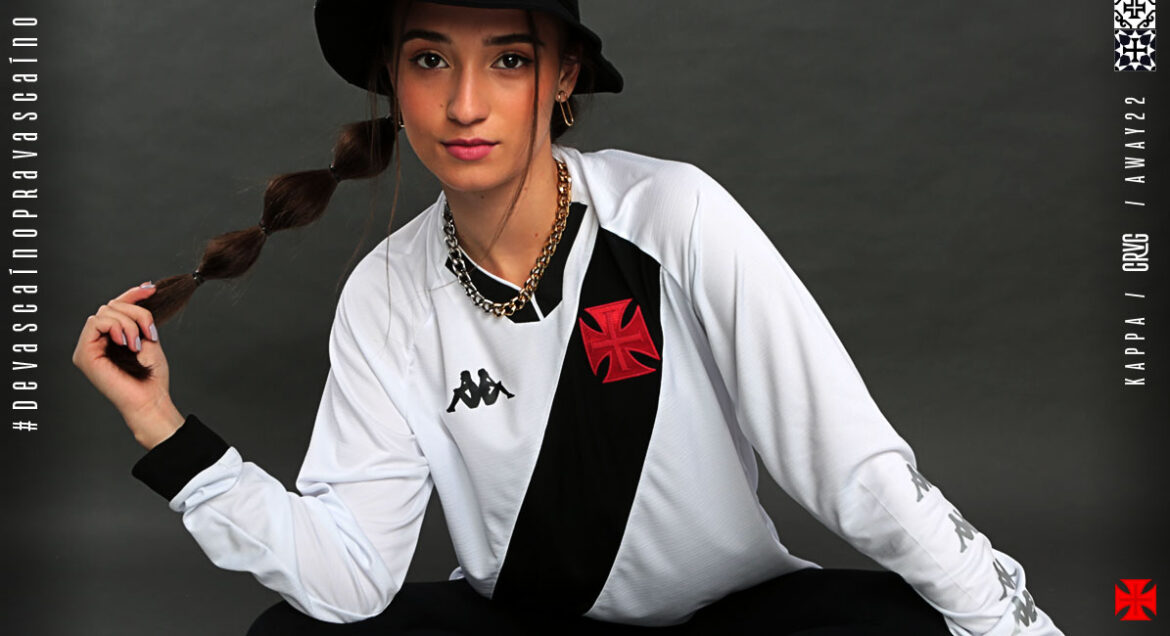 Camisa reserva do Vasco da Gama 2022-2023 Kappa a Camisa reserva do Vasco da Gama 2022-2023 Kappa