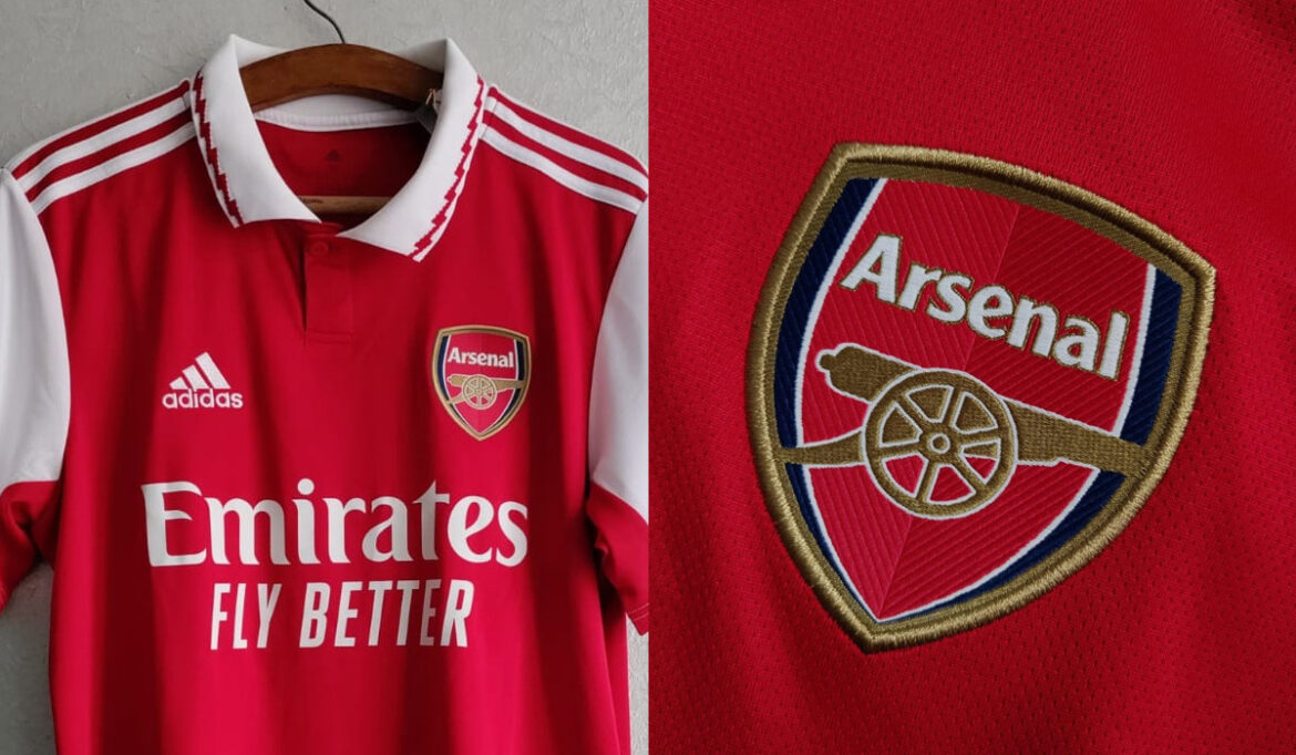 Camisa titular do Arsenal 2022-2023 Adidas a Camisa titular do Arsenal 2022-2023 Adidas a