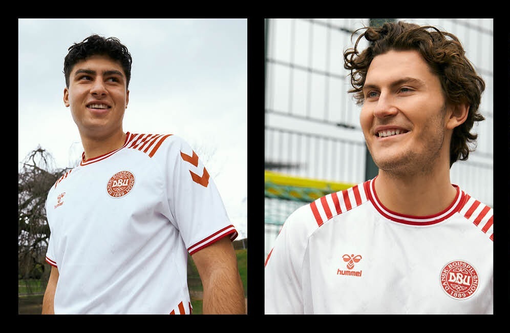 Dinamarca lança camisa em parceria com BLS Hafnia