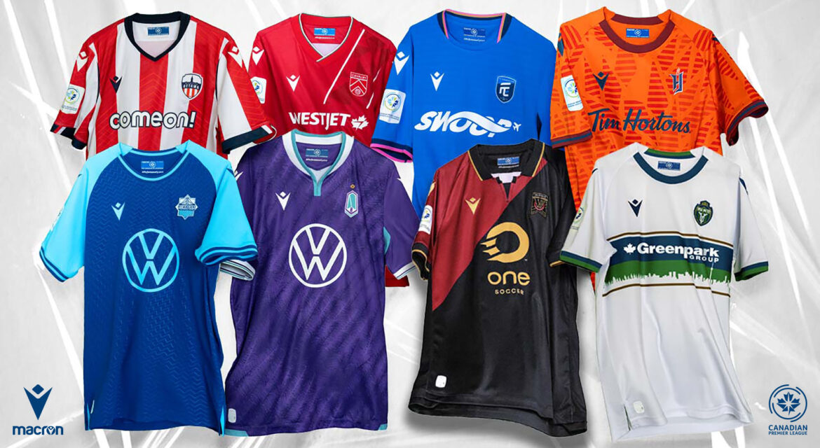 Macron lança camisas da Canadian Premier League