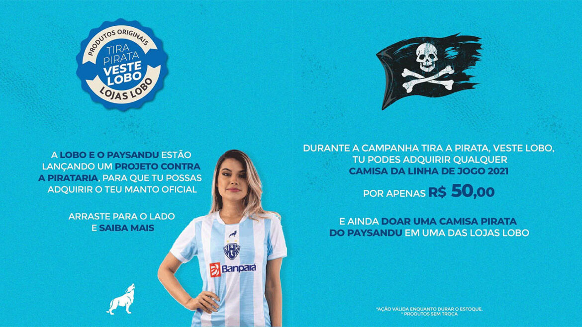Paysandu Tira Pirata Veste Lobo a Paysandu Tira Pirata Veste Lobo a